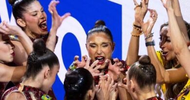 Brasil conquista ouro inédito no Mundial de ginástica rítmica com maior nota do mundo em 2026 Brasil conquista ouro inédito no Mundial de ginástica rítmica com maior nota do mundo em 2026